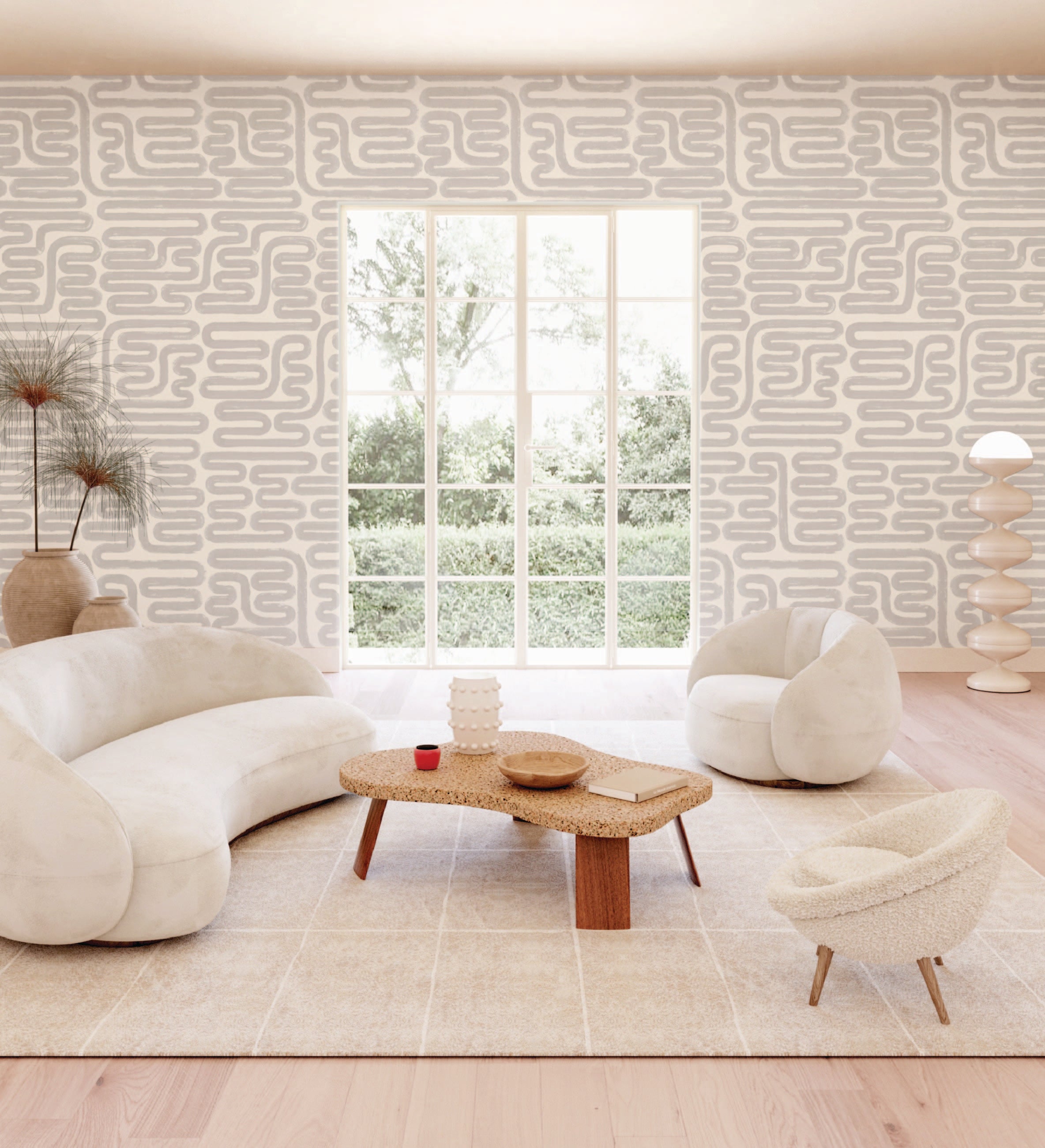 Pac-Man© Wallpaper in Fog