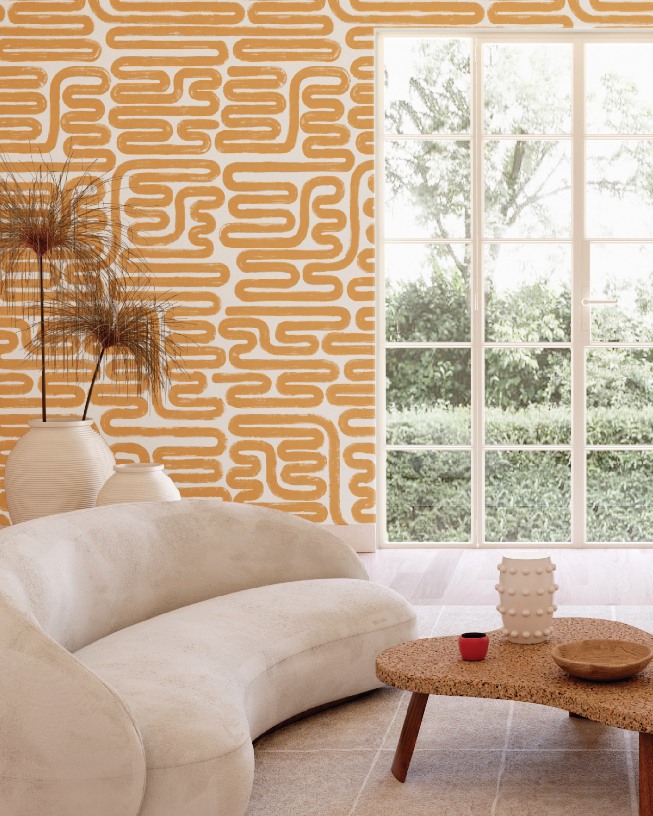 Pac-Man© Wallpaper in Husk