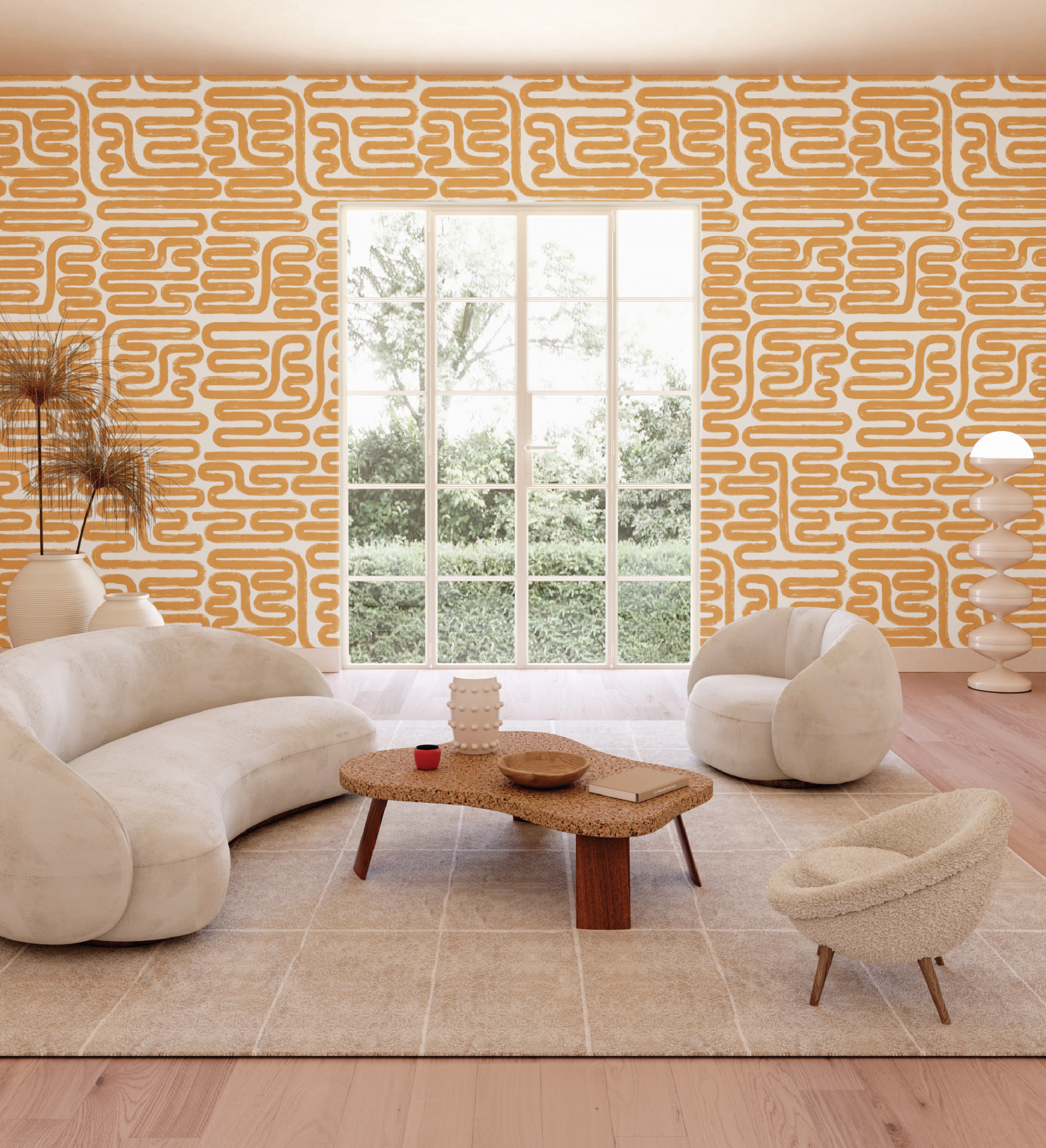 Pac-Man© Wallpaper in Husk