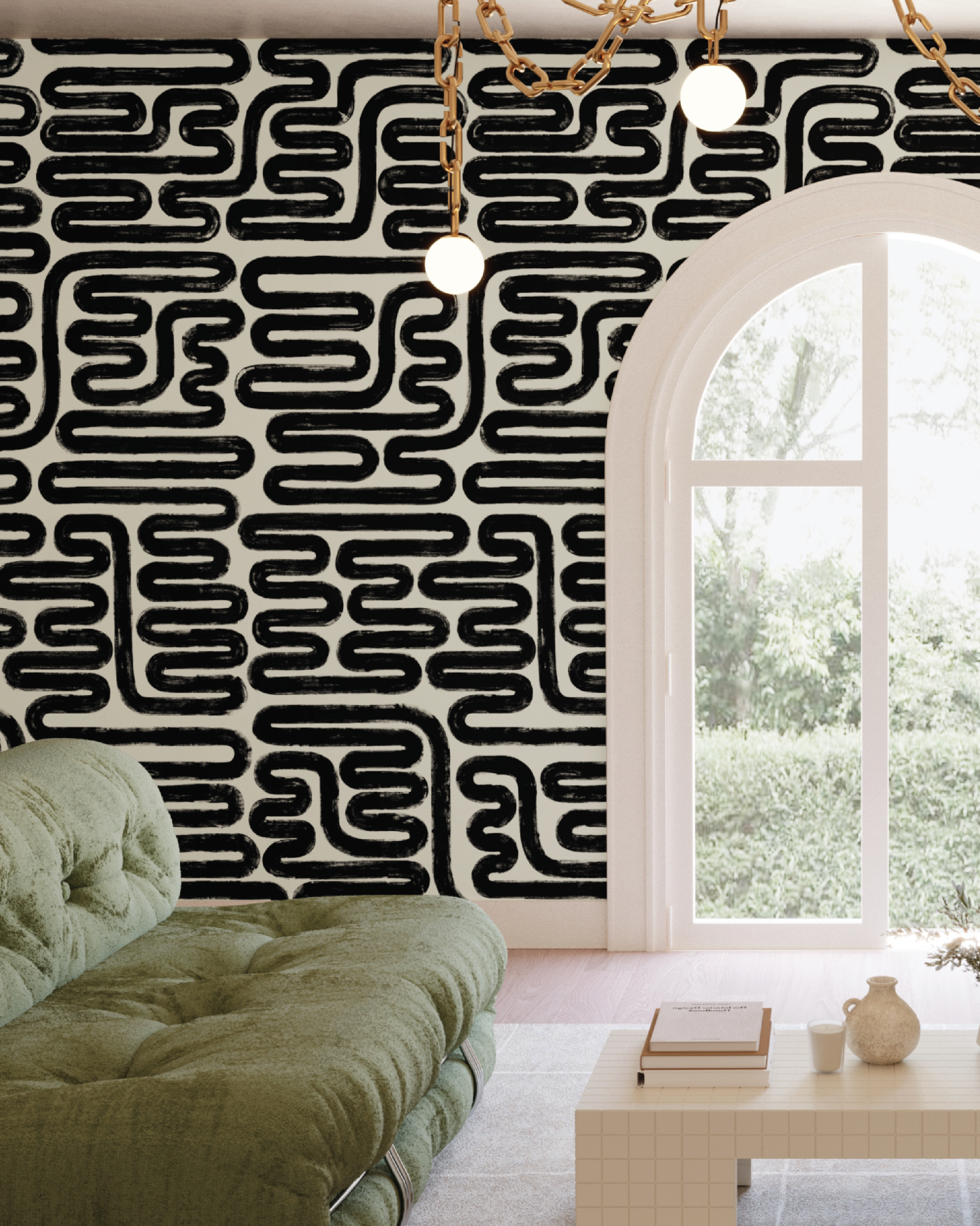 Pac-Man© Wallpaper in Moon