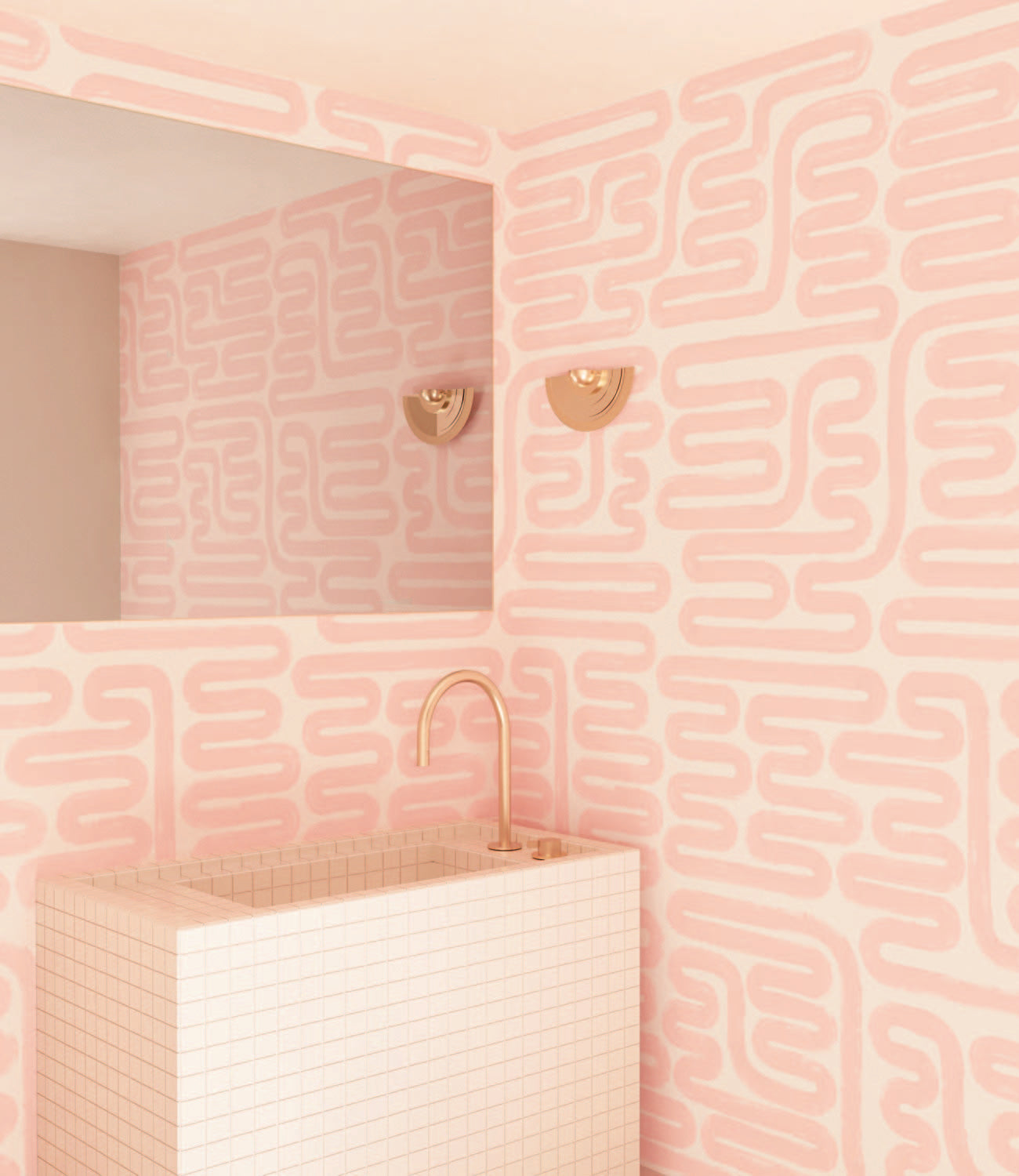 Pac-Man© Wallpaper in Petal