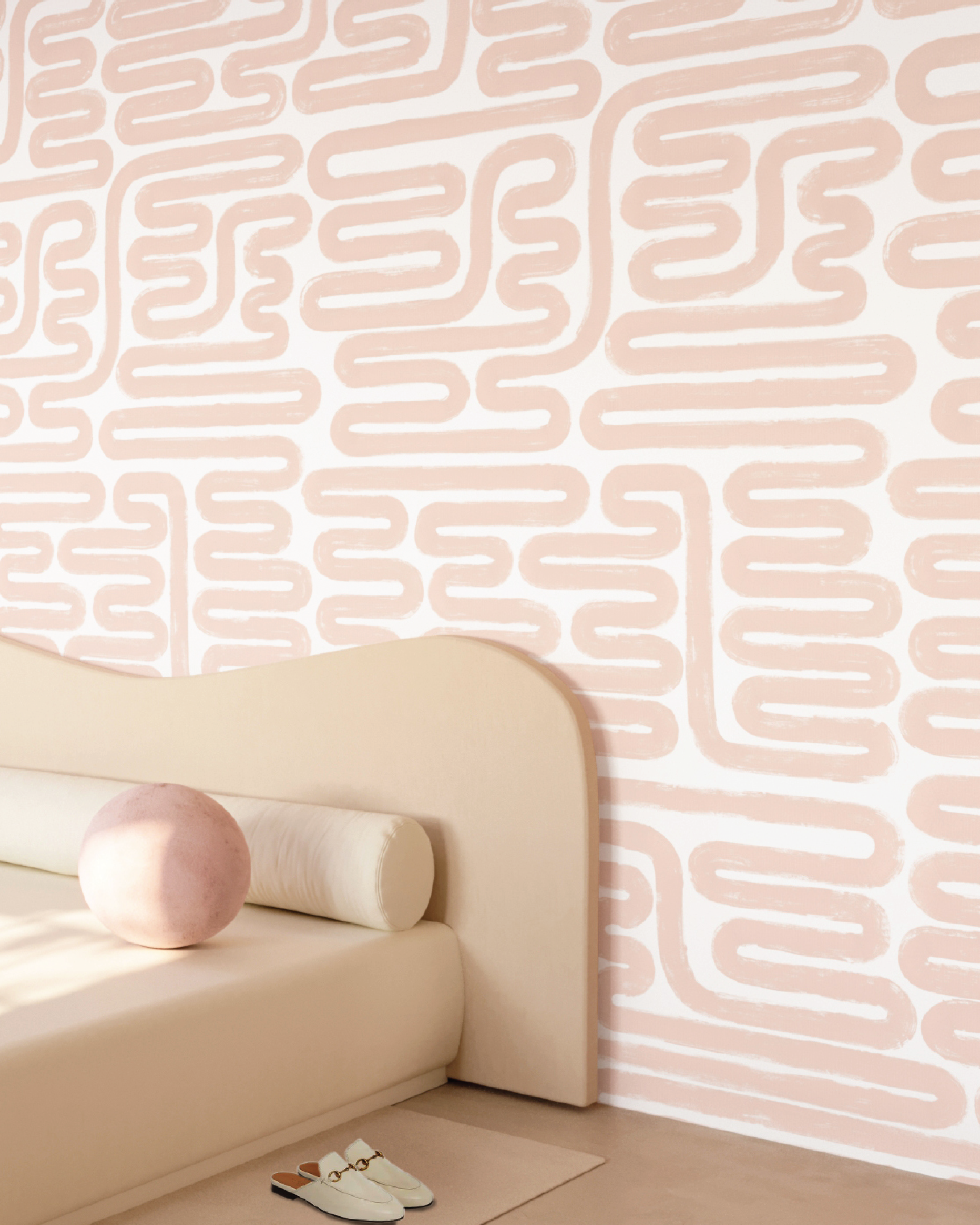 Pac-Man© Wallpaper in Pink