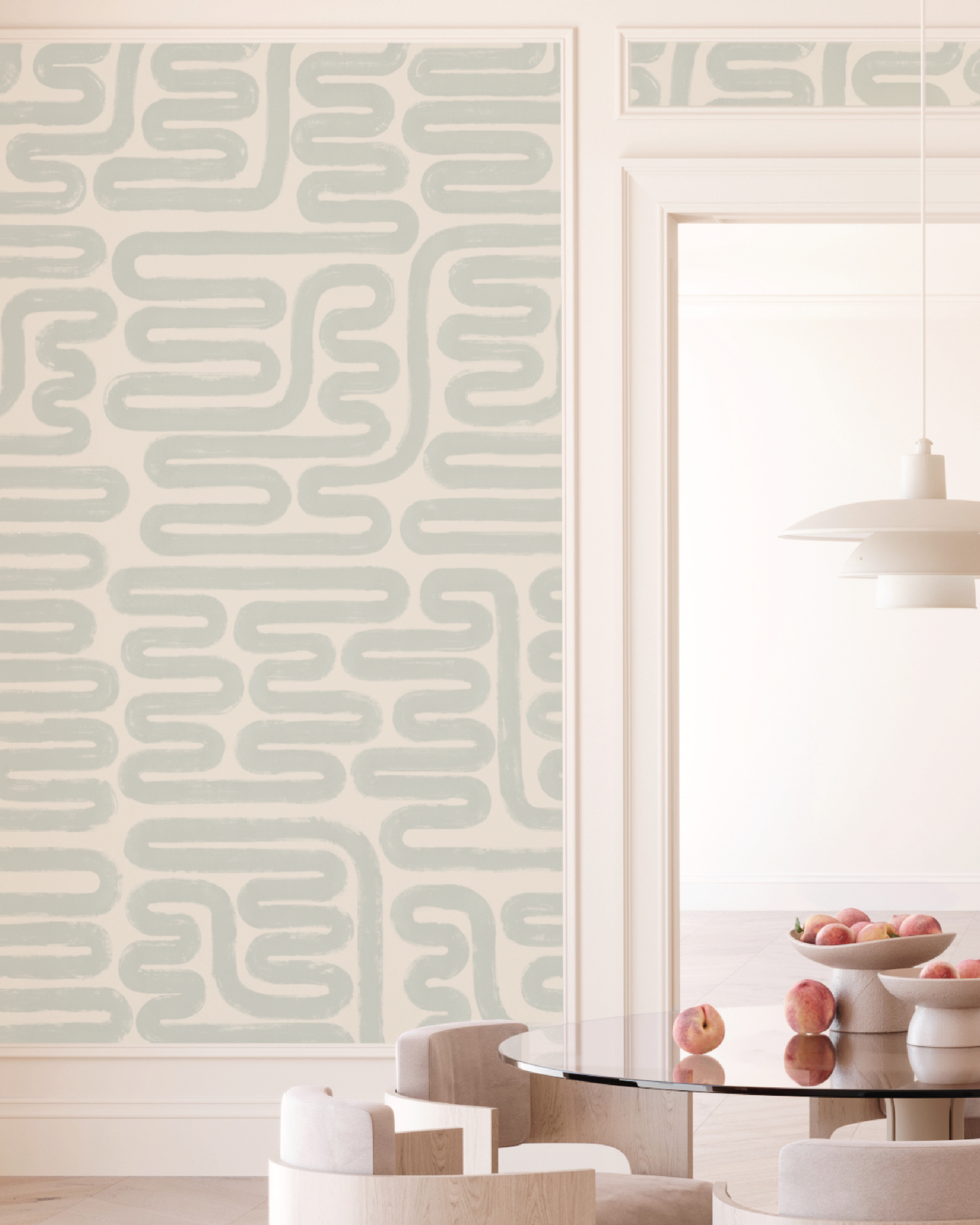 Pac-Man© Wallpaper in Succulent