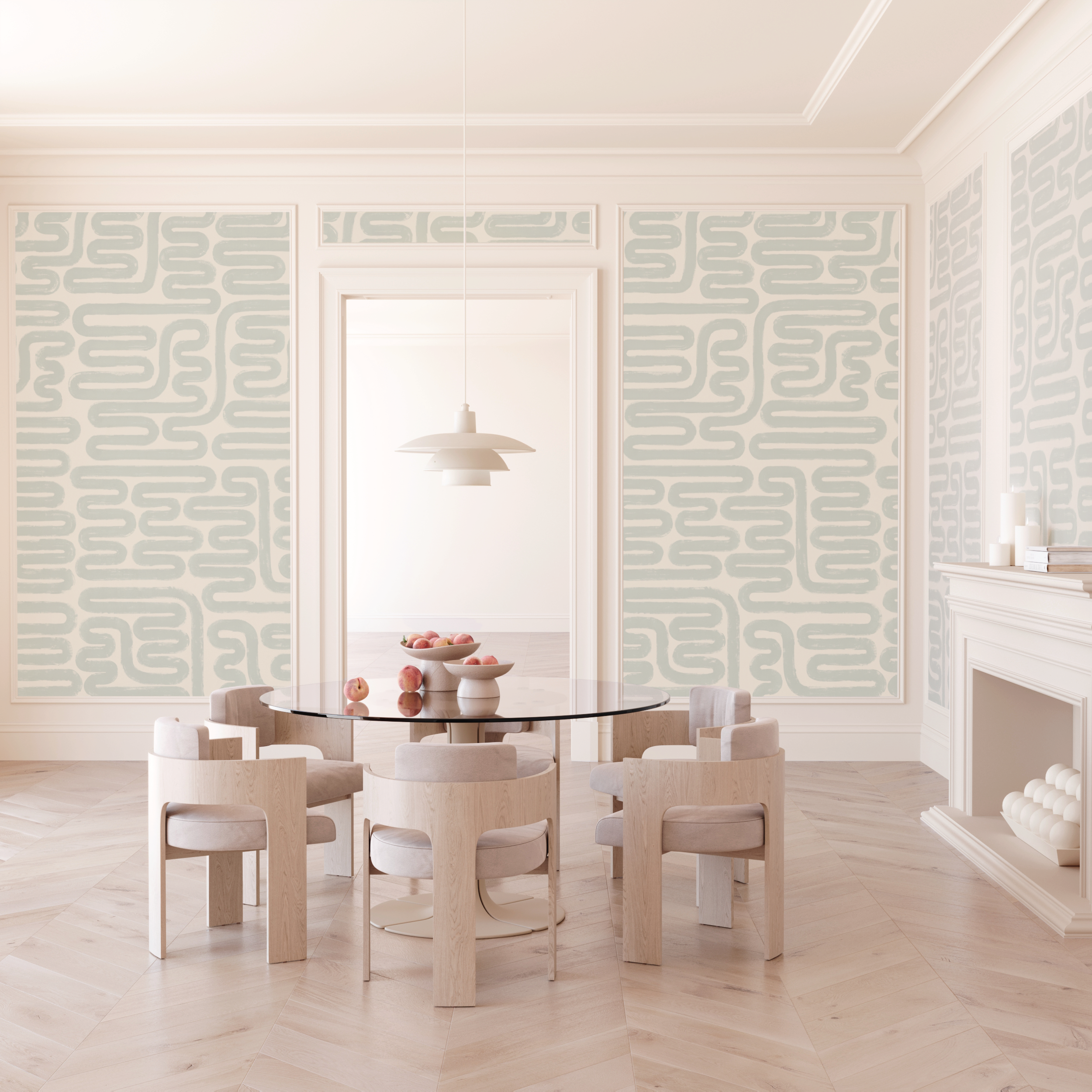 Pac-Man© Wallpaper in Succulent