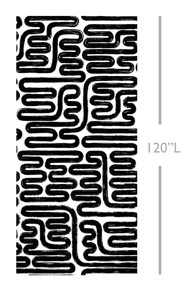 Pac-Man© Wallpaper in Black + White