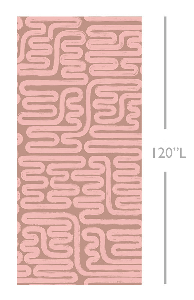 Pac-Man© Wallpaper in Cactus Blossom