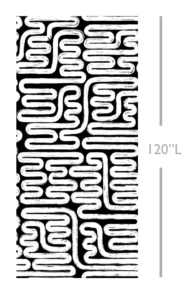 Pac-Man© Wallpaper in Charcoal Black