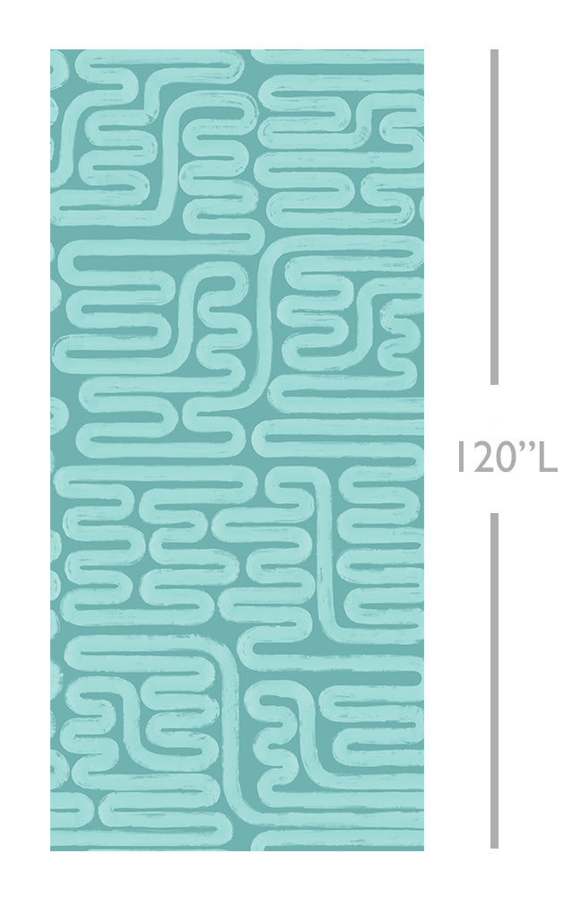 Pac-Man© Wallpaper in Lagoon