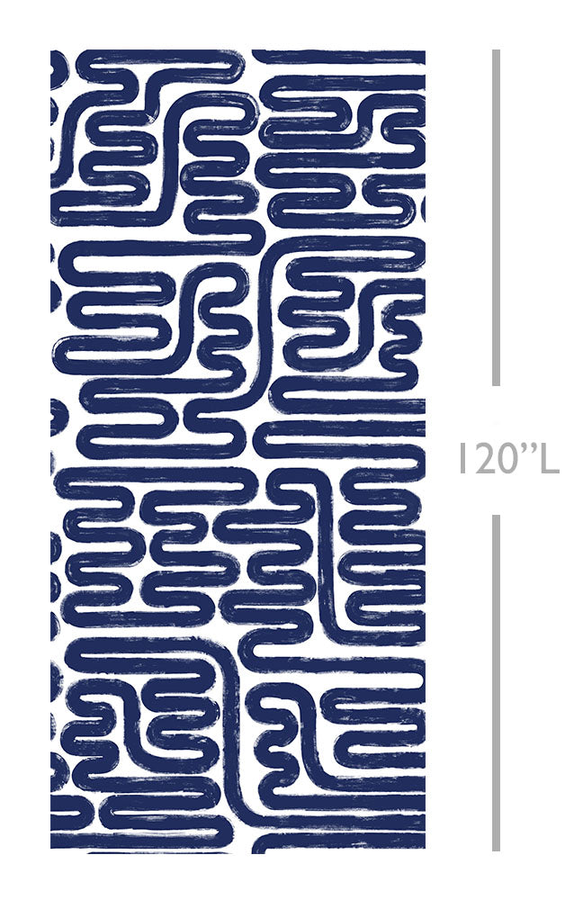 Pac-Man© Wallpaper in Navy