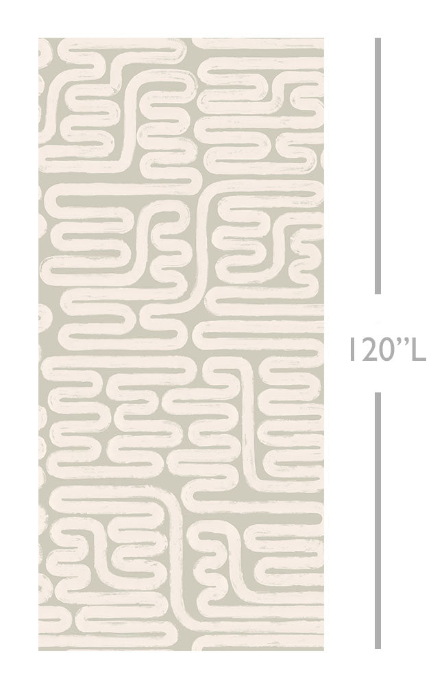 Pac-Man© Wallpaper in Soapstone