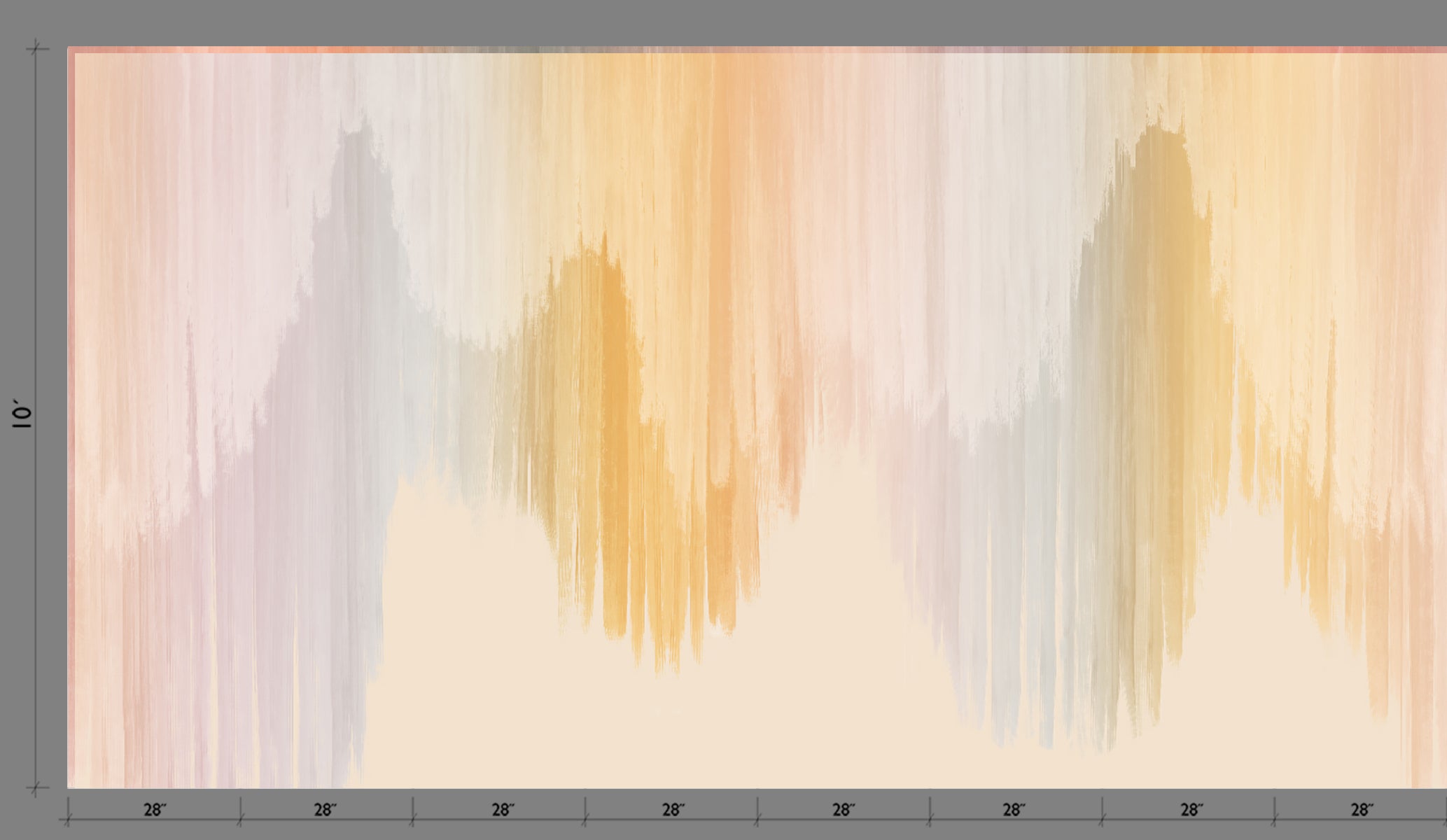 Wavelength© Mural Wallpaper in Pastel