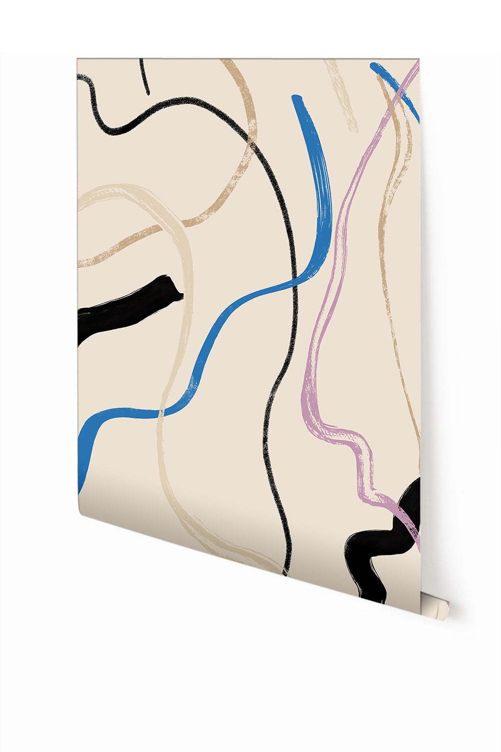 Terrain© Mural Wallpaper in Periwinkle