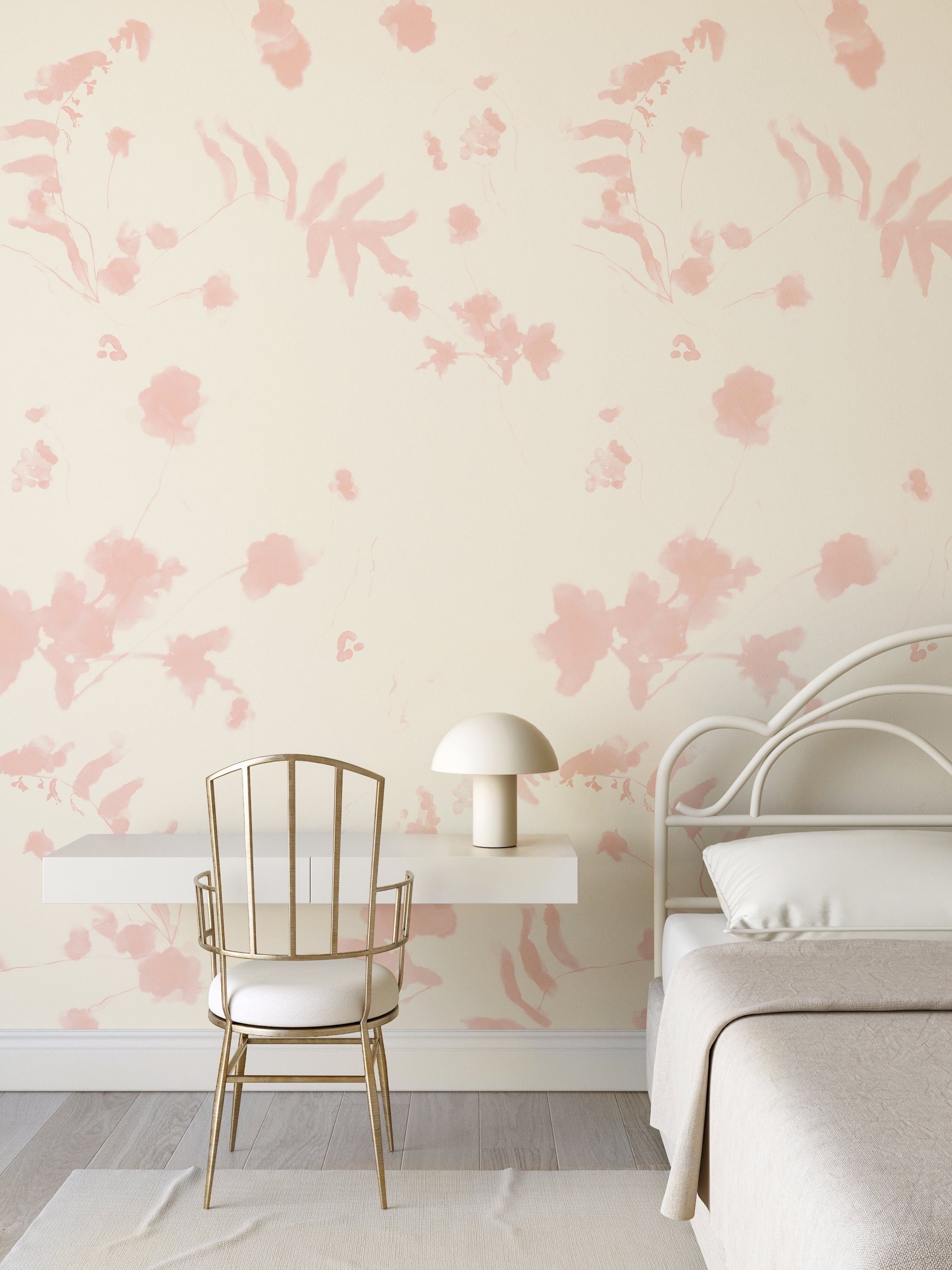 Greenhouse© Wallpaper in Pastel Pink