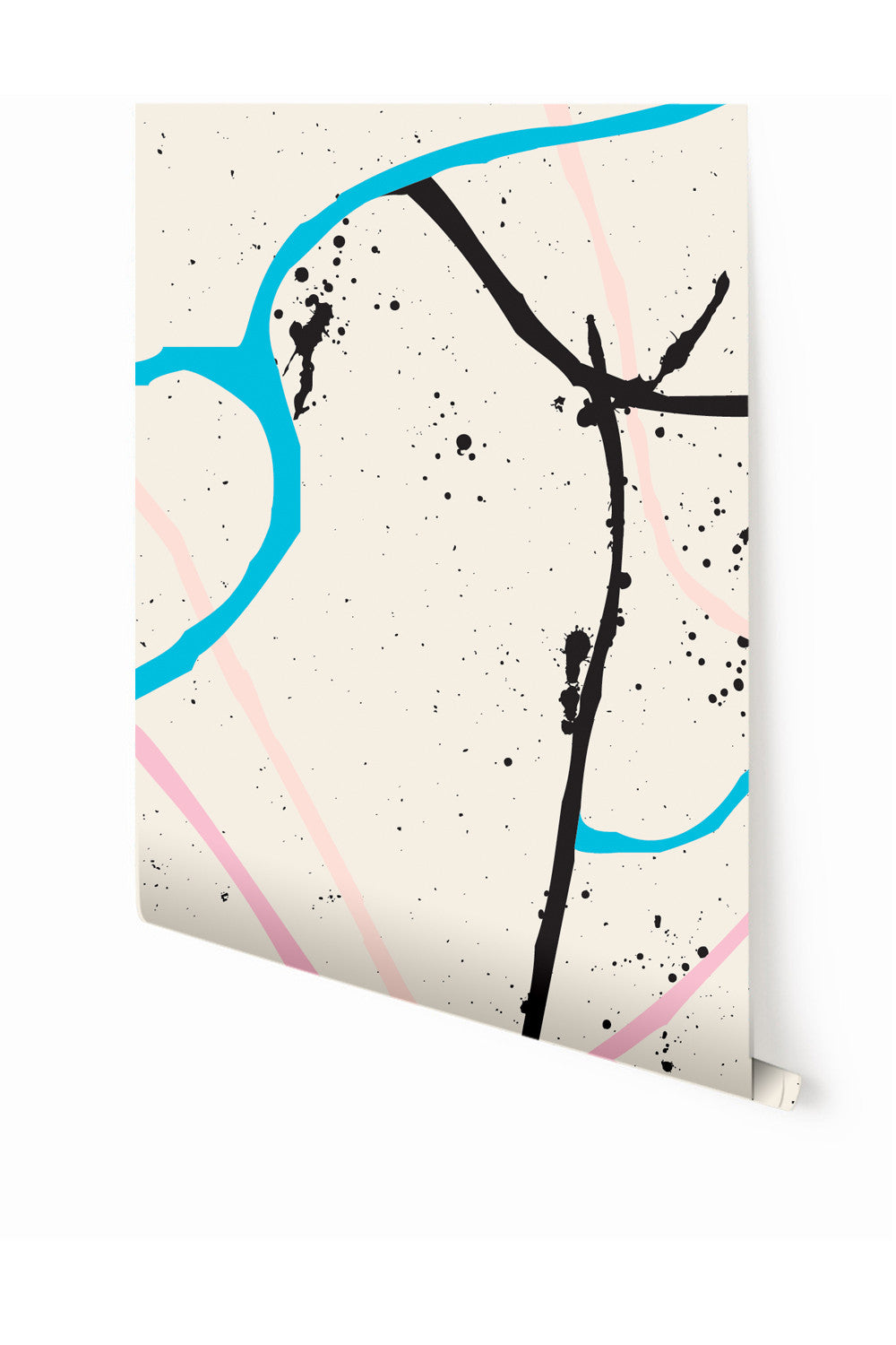 Playground© Mural Wallpaper in Pink + Blue