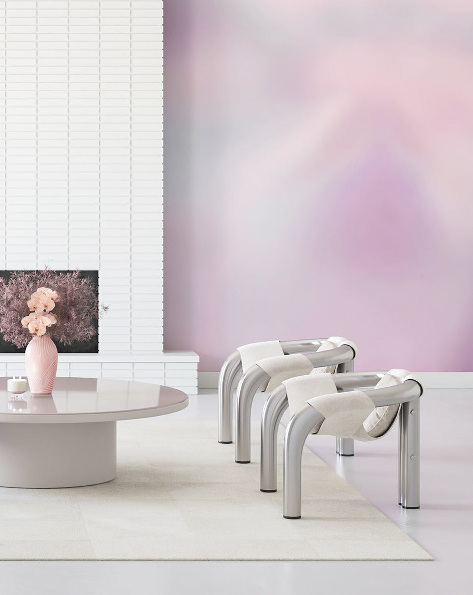 Electricity© Mural Wallpaper in Purple Haze