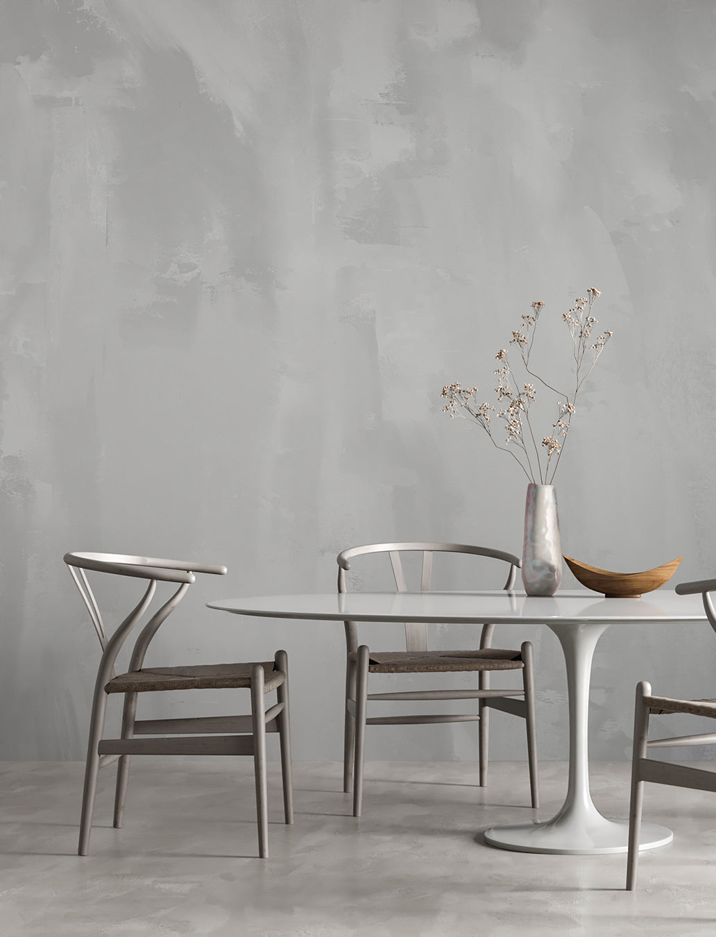 Rock Steady© Mural Wallpaper in Cement