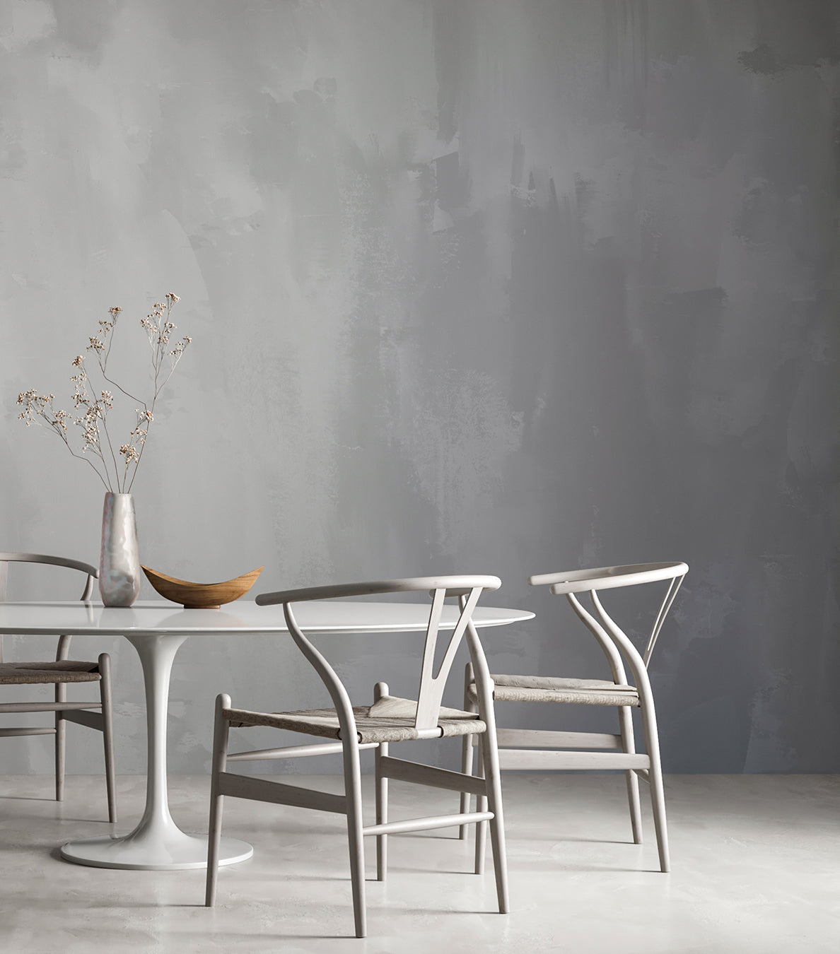 Rock Steady© Mural Wallpaper in Cement