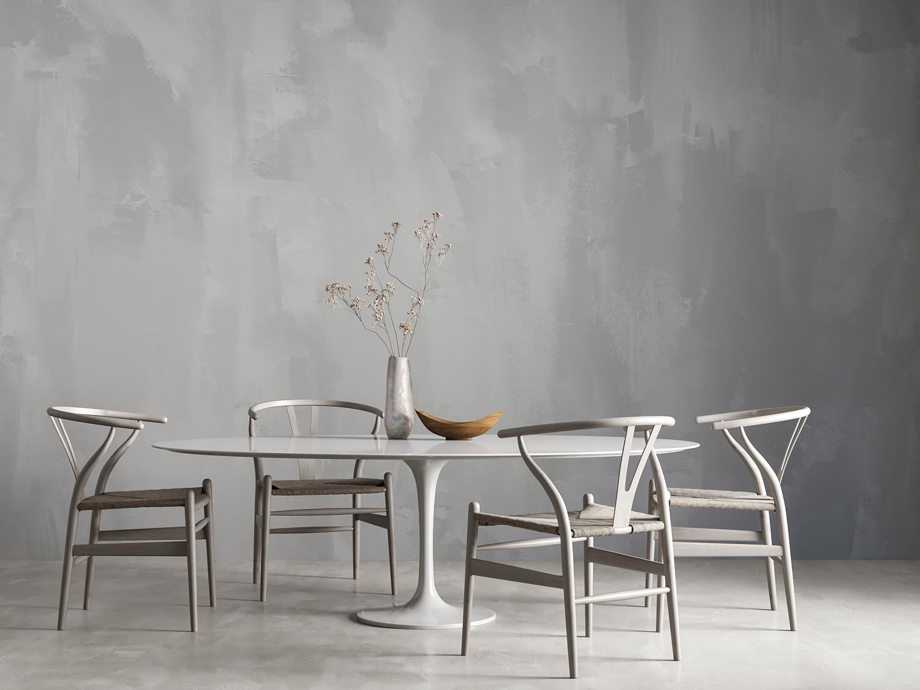 Rock Steady© Mural Wallpaper in Cement