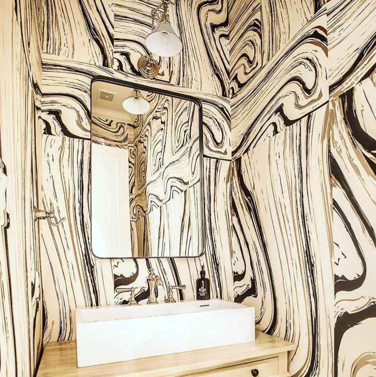 Crystalline© Wallpaper in Black