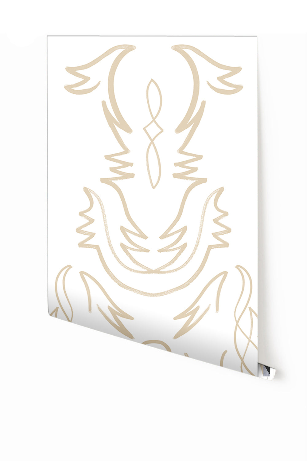 Side Saddle© Wallpaper in Sand