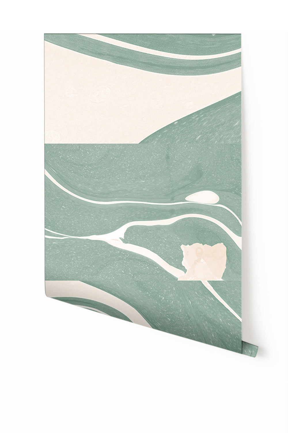 Magma© Wallpaper in Seafoam