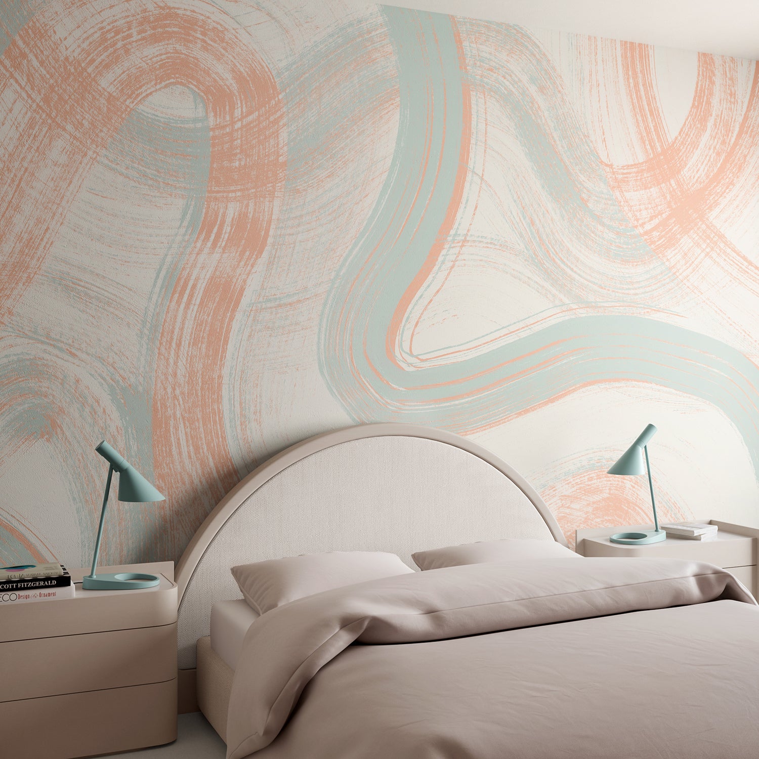 Sediment #1© Mural Wallpaper in Calypso