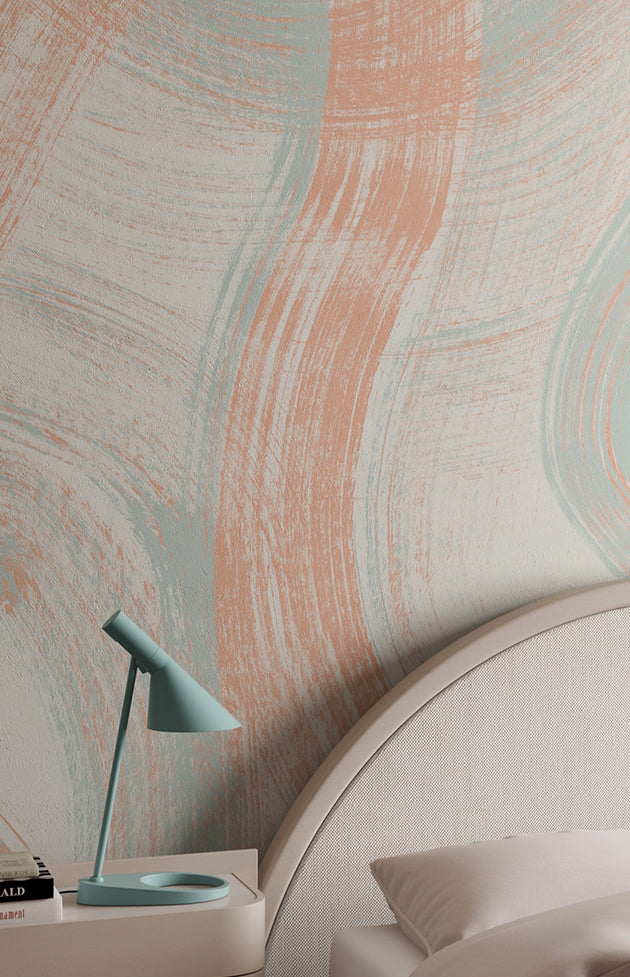 Sediment #1© Mural Wallpaper in Calypso