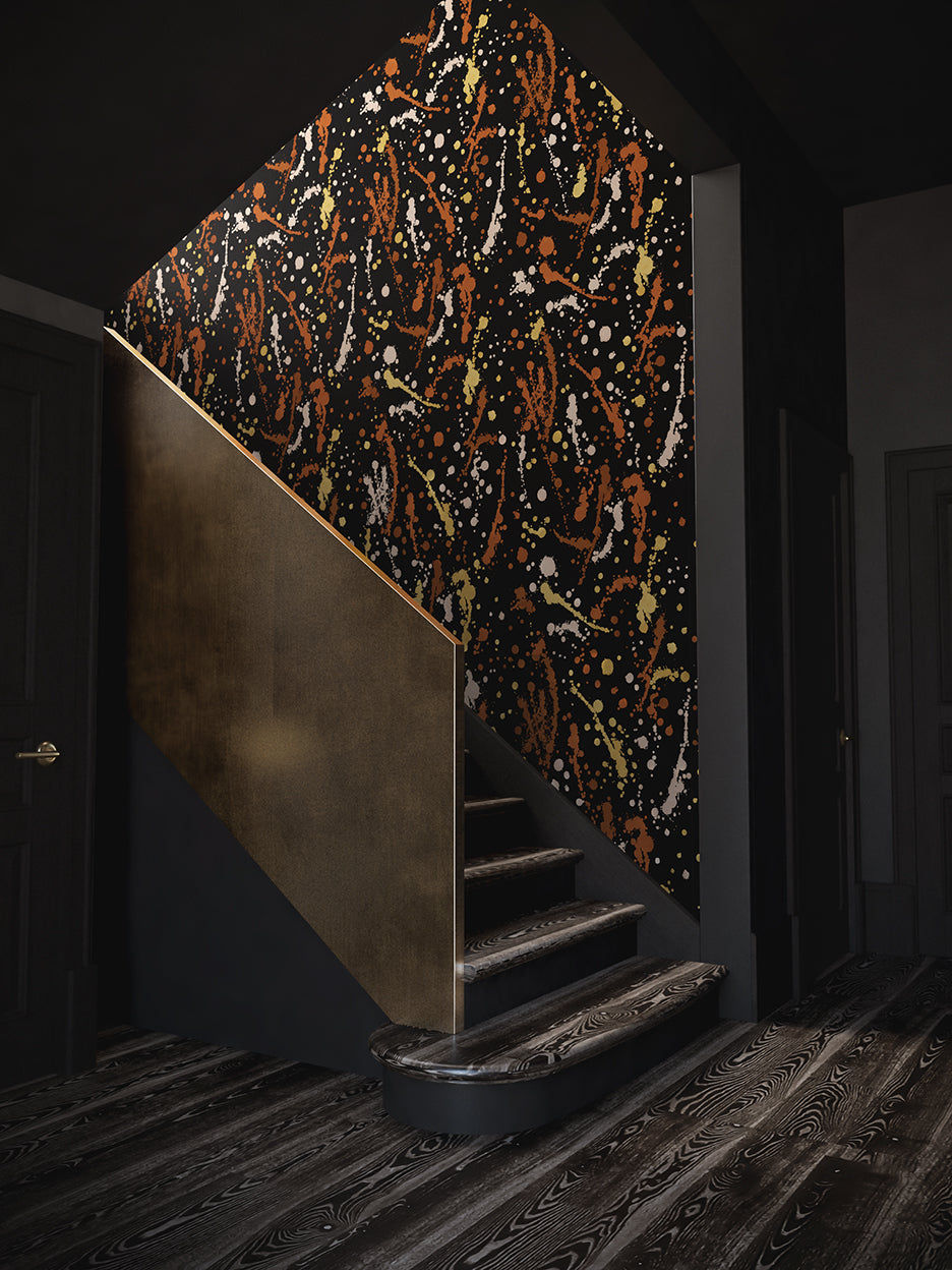 Spot On© Wallpaper in Black Rust