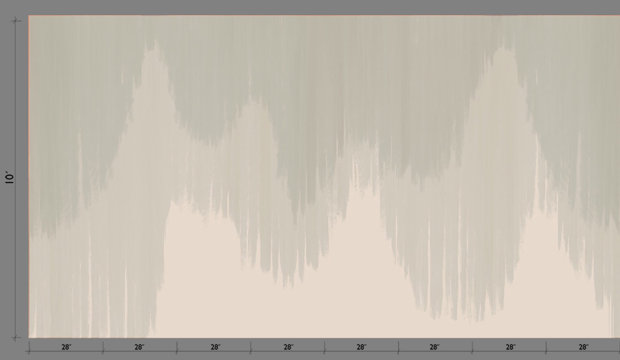 Wavelength© Mural Wallpaper in Moss