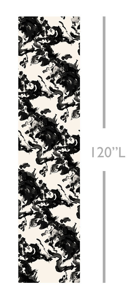 Tempest© Wallpaper in Black + Cremé