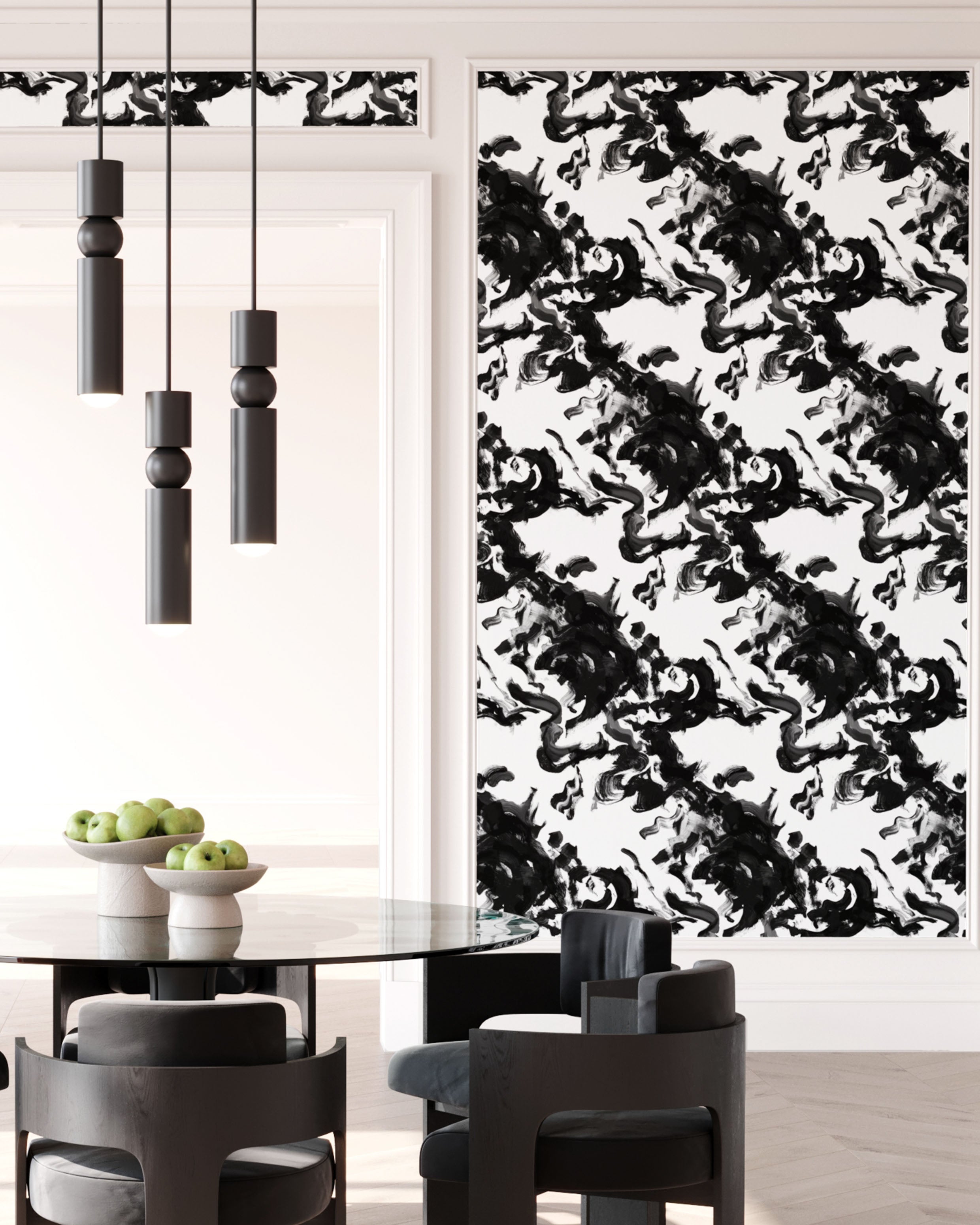 Tempest© Wallpaper in Black + White