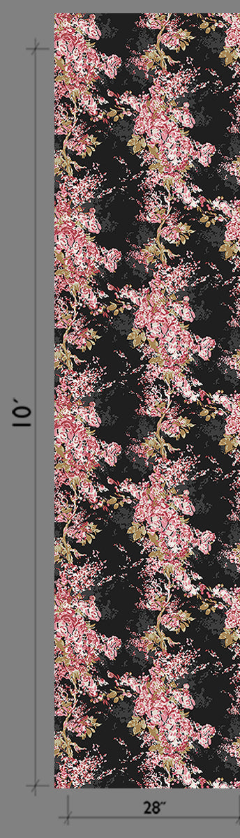 Prairie Fleur© Wallpaper in Magenta