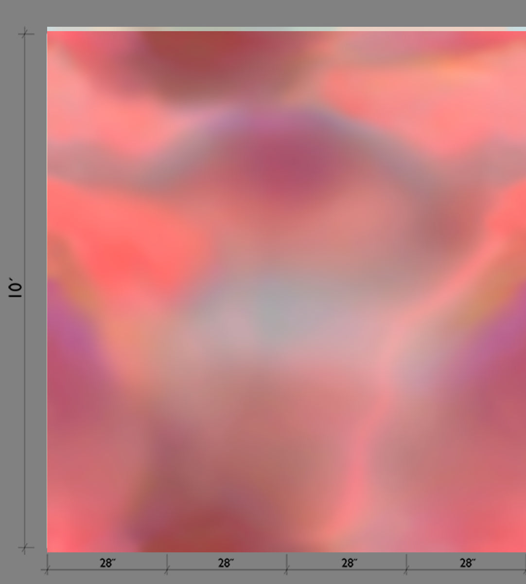 Electricity© Mural Wallpaper in Groovy Pink