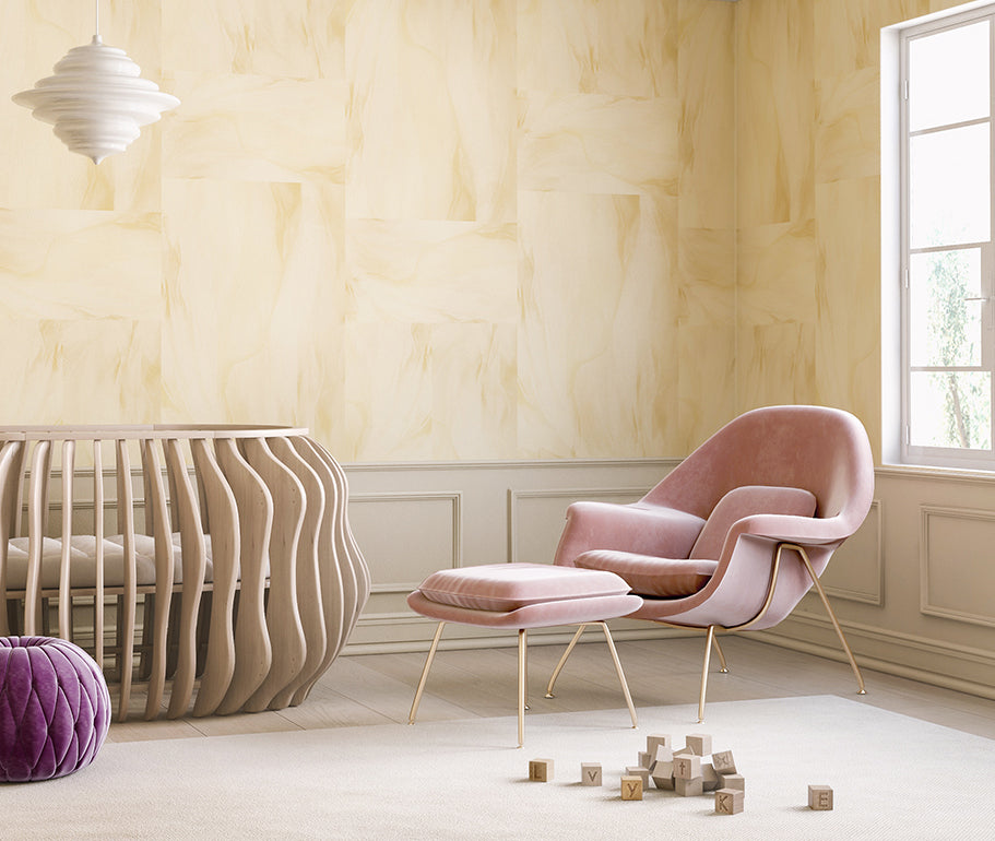 Tulle© Wallpaper in Yellow