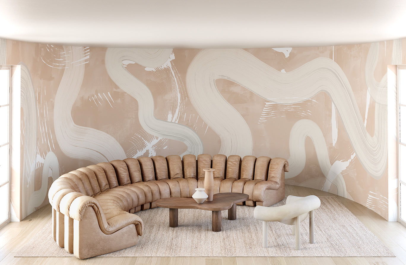 Untamed© Mural Wallpaper in Nude