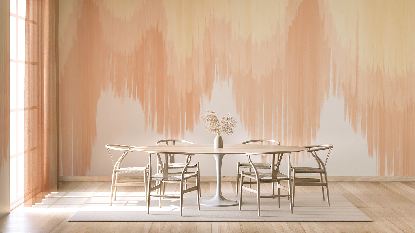 Wavelength© Mural Wallpaper in Sunset