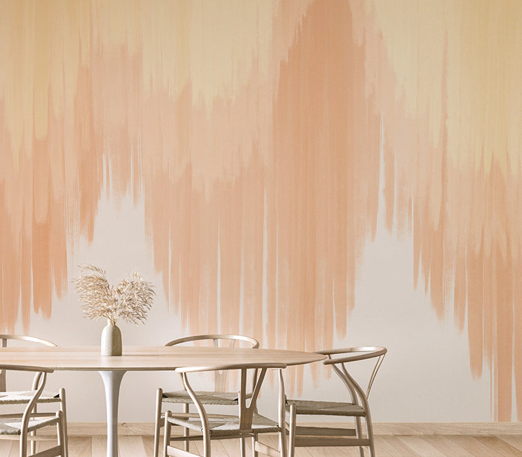 Wavelength© Mural Wallpaper in Sunset