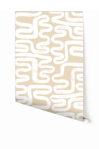 Azteca© Wallpaper in Nude