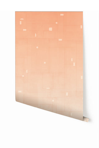 Geometrico© Wallpaper in Peachy