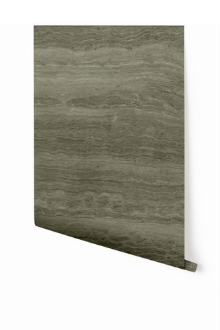 Limestone© Mural Wallpaper in Moss