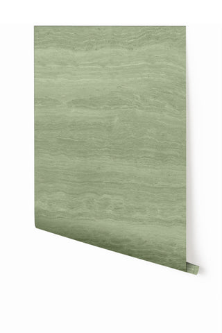 Limestone© Mural Wallpaper in Sage
