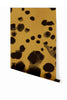 Midnight Oil MURAL© Wallpaper in Mustard