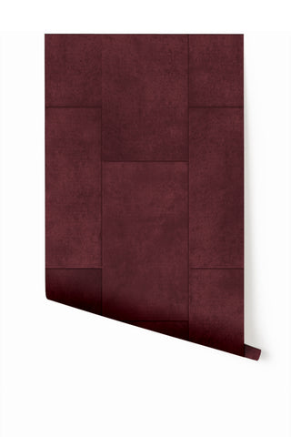 Rectangled© Mural Wallpaper in Beet