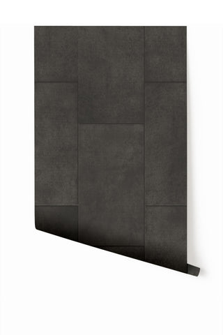 Rectangled© Mural Wallpaper in Graphite