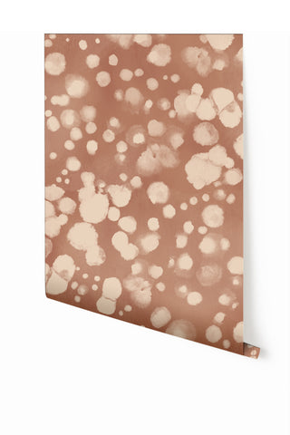 Sweet Spot© Wallpaper in Terracotta