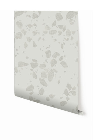 Terrazzo II© Wallpaper in Cobble