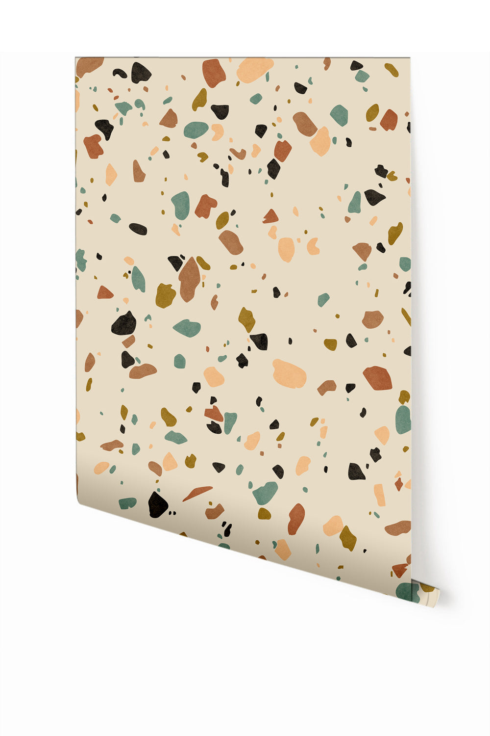 Terrazzo II© Wallpaper in Multicolor Creme