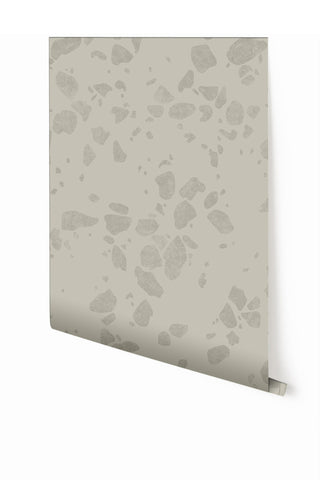 Terrazzo II© Wallpaper in Slate