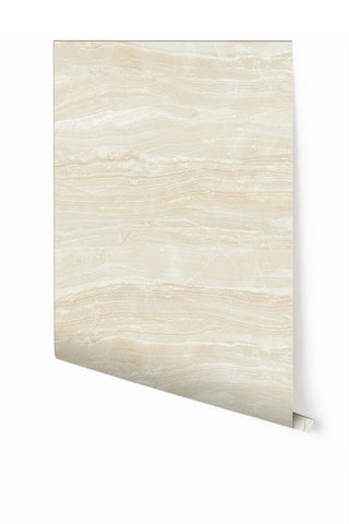 Travertine© Mural Wallpaper in Butter