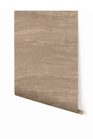 Travertine© Mural Wallpaper in Mocha